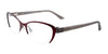 Takumi TK1013 Eyeglasses with Clip-on Sunglasses | Size 51 / Satin Dark Red