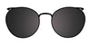 Takumi TK1017 Eyeglasses with Clip-on Sunglasses | Size 48 / Crystal Dark Brown & Crystal