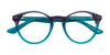 Takumi TK1017 Eyeglasses with Clip-on Sunglasses | Size 48 / Crystal Dark Brown & Crystal