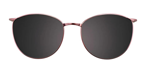 Takumi TK1020 Eyeglasses with Clip-on Sunglasses / Size 51 / Satin Light Pink