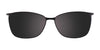 Takumi TK1021 Eyeglasses with Clip-on Sunglasses | Size 54 / Shiny Light Pink & Shiny Gunmetal