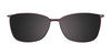 Takumi TK1021 Eyeglasses with Clip-on Sunglasses | Size 54 / Clip Only (Color №030)