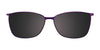 Takumi TK1021 Eyeglasses with Clip-on Sunglasses | Size 54 / Clip Only (Color №080)