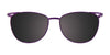 Takumi TK1022 Eyeglasses with Clip-on Sunglasses | Size 50 / Satin Purple