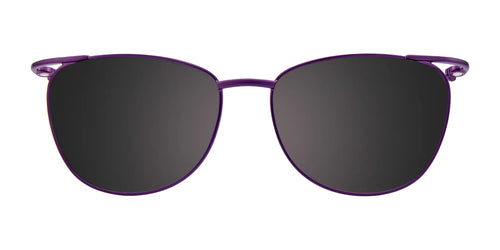 Takumi TK1022 Eyeglasses with Clip-on Sunglasses / Size 50 / Satin Purple