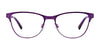 Takumi TK1022 Eyeglasses with Clip-on Sunglasses | Size 50 / Satin Purple
