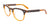 Takumi TK1024 Eyeglasses with Clip-on Sunglasses | Size 48 / Dark Brown & Caramel