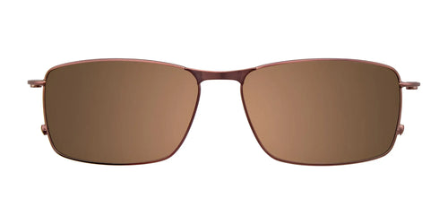 Takumi TK1025 Eyeglasses with Clip-on Sunglasses / Size 54 / Satin Grey