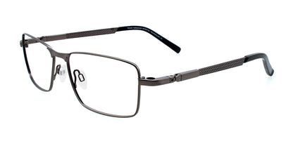 Takumi TK1025 Eyeglasses with Clip-on Sunglasses Satin Grey