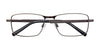 Takumi TK1025 Eyeglasses with Clip-on Sunglasses | Size 54 / Satin Grey