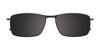 Takumi TK1025 Eyeglasses with Clip-on Sunglasses | Size 54 / Satin Grey