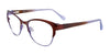 Takumi TK1027 Eyeglasses with Clip-on Sunglasses | Size 52 / Satin Brown & Lilac