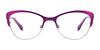 Takumi TK1027 Eyeglasses with Clip-on Sunglasses | Size 52 / Satin Brown & Lilac