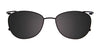 Takumi TK1027 Eyeglasses with Clip-on Sunglasses | Size 52 / Satin Brown & Lilac