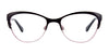 Takumi TK1027 Eyeglasses with Clip-on Sunglasses | Size 52 / Satin Brown & Lilac