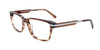 Takumi TK1031 Eyeglasses with Clip-on Sunglasses | Size 54 / Brown Marbled