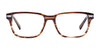 Takumi TK1031 Eyeglasses with Clip-on Sunglasses | Size 54 / Brown Marbled