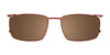 Takumi TK1033 Eyeglasses with Clip-on Sunglasses | Size 53 / Black & Blue