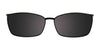 Takumi TK1034 Eyeglasses with Clip-on Sunglasses | Size 52 / Purple & Caramel & Black & White