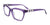 Takumi TK1035 Eyeglasses with Clip-on Sunglasses | Size 54 / Violet Crystal