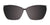 Takumi TK1035 Eyeglasses with Clip-on Sunglasses | Size 54 / Clip Only (Color №080)