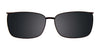 Takumi TK1036 Eyeglasses with Clip-on Sunglasses | Size 53 / Satin Dark Brown & Marbled Brown