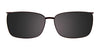 Takumi TK1036 Eyeglasses with Clip-on Sunglasses | Size 53 / Satin Dark Brown & Marbled Brown