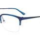 Satin Navy & Marbled Blue