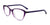 Takumi TK1037 Eyeglasses with Clip-on Sunglasses | Size 53 / Purple Pearl & Purple Crystal