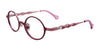 Takumi TK1040 Eyeglasses | Size 39 / Satin Dark Pink & Light Pink