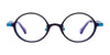 Takumi TK1040 Eyeglasses | Size 39 / Satin Dark Brown & Lilac