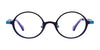 Takumi TK1040 Eyeglasses | Size 39 / Satin Dark Brown & Lilac