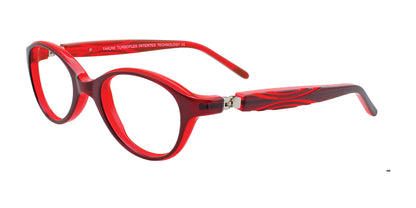 Takumi TK1041 Eyeglasses Dark Red & Red