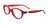 Takumi TK1041 Eyeglasses | Size 41 / Dark Red & Red
