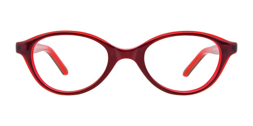 Takumi TK1041 Eyeglasses / Size 41 / Dark Red & Red
