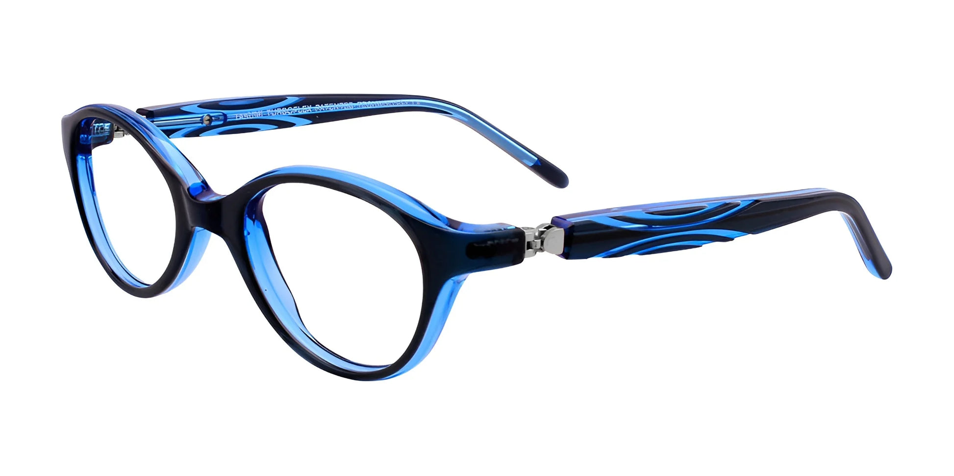 Takumi TK1041 Eyeglasses Dark Teal & Crystal Blue