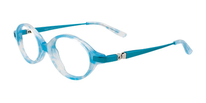 Takumi TK1042 Eyeglasses Light Blue & Crystal