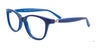 Takumi TK1044 Eyeglasses | Size 46 / Dark Blue & Blue