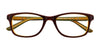 Takumi TK1045 Eyeglasses | Size 46 / Black & Red