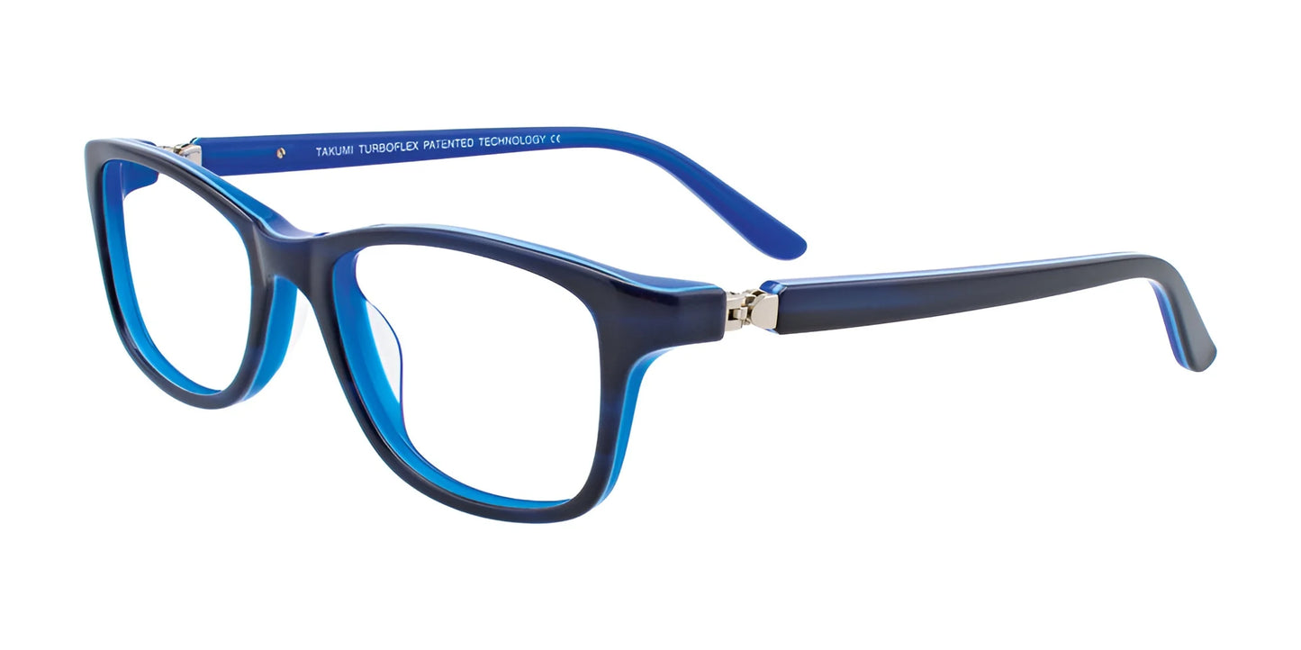 Takumi TK1045 Eyeglasses Dark Blue & Blue