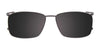Takumi TK1046 Eyeglasses with Clip-on Sunglasses | Size 55 / Clip Only (Color №020)