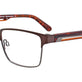 Satin Dark Brown & Steel