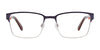 Takumi TK1047 Eyeglasses with Clip-on Sunglasses | Size 53 / Matt Black & Dark Grey