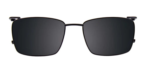 Takumi TK1047 Eyeglasses with Clip-on Sunglasses / Size 53 / Matt Black & Dark Grey