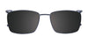 Takumi TK1047 Eyeglasses with Clip-on Sunglasses | Size 53 / Clip Only (Color №050)