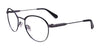 Takumi TK1049 Eyeglasses with Clip-on Sunglasses | Size 51 / Satin Steel Blue & Dark Blue