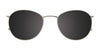 Takumi TK1049 Eyeglasses with Clip-on Sunglasses | Size 51 / Satin Gold & Demi Amber