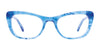 Takumi TK1050 Eyeglasses with Clip-on Sunglasses | Size 52 / Marbled Crystal Black