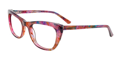 Takumi TK1050 Eyeglasses Marbled Crystal Pink