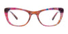 Takumi TK1050 Eyeglasses with Clip-on Sunglasses | Size 52 / Marbled Crystal Black